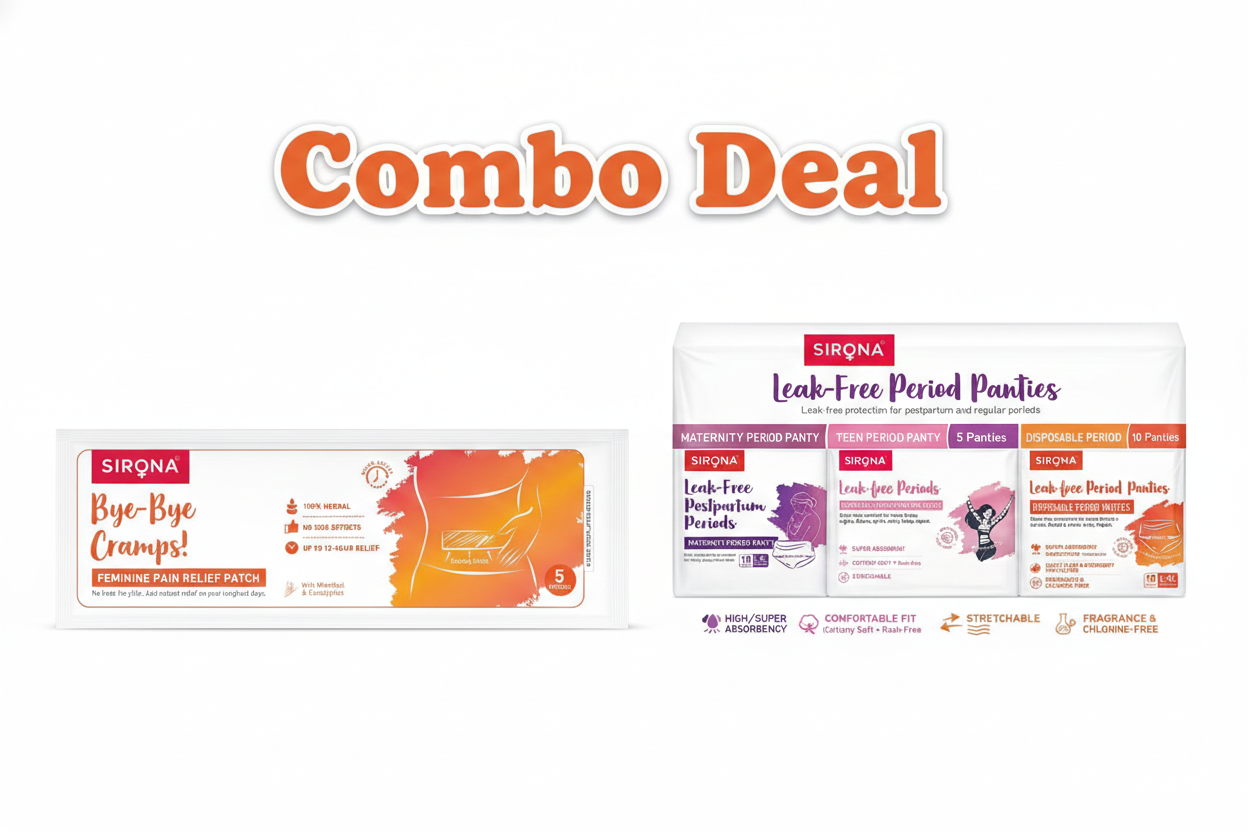 Disposable Period Panty+ PAIN RELEIF PATCH Barter Campaign